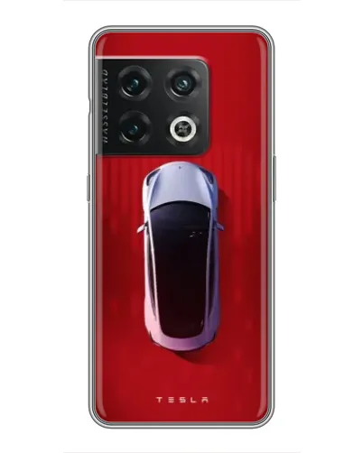 Чохол для OnePlus 10 Pro з картинкою «Tesla Top View»