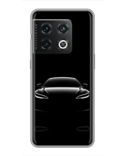 Чохол для OnePlus 10 Pro з картинкою «Силует Tesla Night»