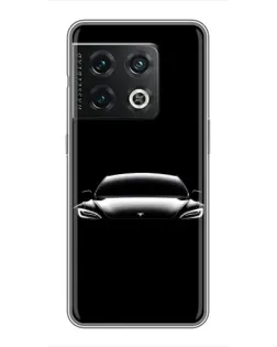 Чохол для OnePlus 10 Pro з картинкою «Фари Tesla Night»