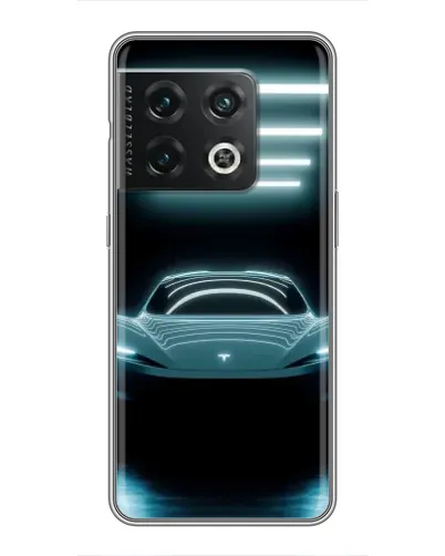 Чохол для OnePlus 10 Pro з картинкою «Tesla в неоні»