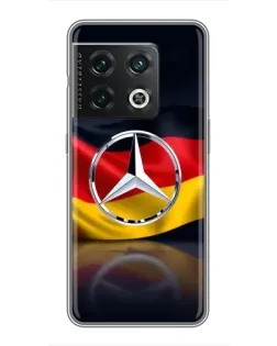 Чохол для OnePlus 10 Pro з картинкою «Mercedes — прапор Німеччини»