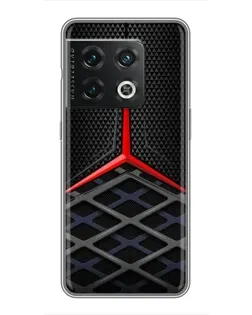 Чохол для OnePlus 10 Pro з картинкою «Mercedes Carbon Grid»