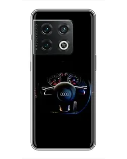 Чохол для OnePlus 10 Pro з картинкою «Салон Audi — кермо» Чохол для OnePlus 10 Pro з картинкою «Салон Audi — кермо»