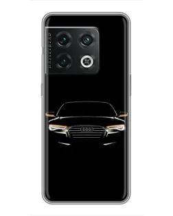 Чехол для OnePlus 10 Pro с картинкой «Audi — ночной контур»