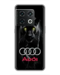 Чехол для OnePlus 10 Pro с картинкой «Пантера и Audi»