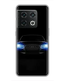 Чехол для OnePlus 10 Pro с картинкой «Audi в неоне»