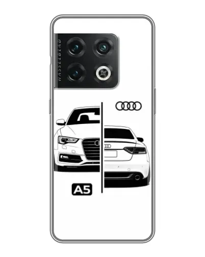 Чехол для OnePlus 10 Pro с картинкой «Audi — контрастный дизайн»