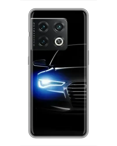 Чехол для OnePlus 10 Pro с картинкой «Неоновый взгляд Audi»