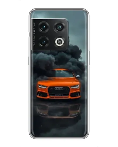 Чехол для OnePlus 10 Pro с картинкой «Audi в облаках дыма»