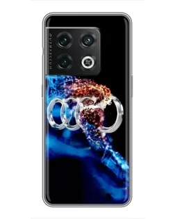 Чехол для OnePlus 10 Pro с картинкой «Энергия лого Audi»
