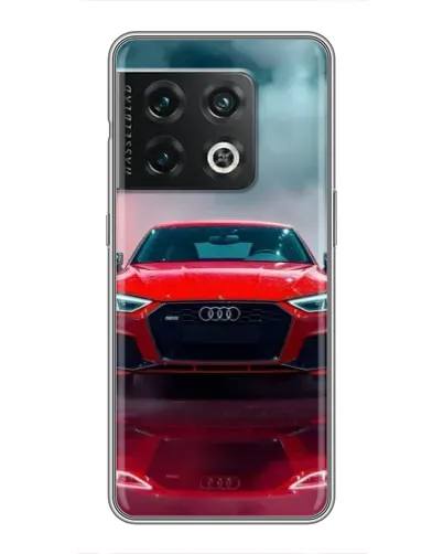Чехол для OnePlus 10 Pro с картинкой «Audi RS — красный стиль»