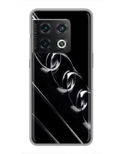 Чехол для OnePlus 10 Pro с картинкой «Audi — абстрактные кольца»