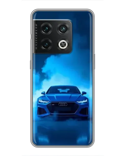 Чехол для OnePlus 10 Pro с картинкой «Audi — голубая энергия»