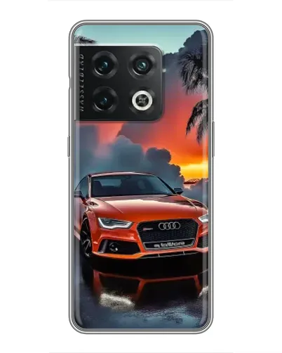 Чехол для OnePlus 10 Pro с картинкой «Audi — закат»