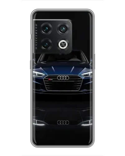 Чехол для OnePlus 10 Pro с картинкой «Audi — ночное отражение»