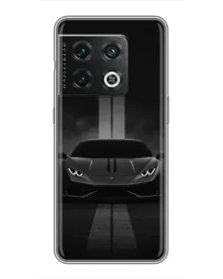 Чехол для OnePlus 10 Pro с картинкой «Lamborghini симметрия дорог»