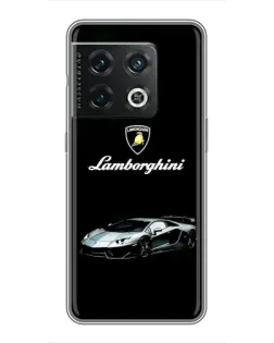 Чехол для OnePlus 10 Pro с картинкой «Логотип Lamborghini классика»