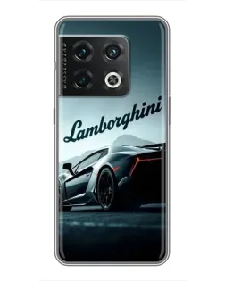 Чехол для OnePlus 10 Pro с картинкой «Классическая надпись Lamborghini»