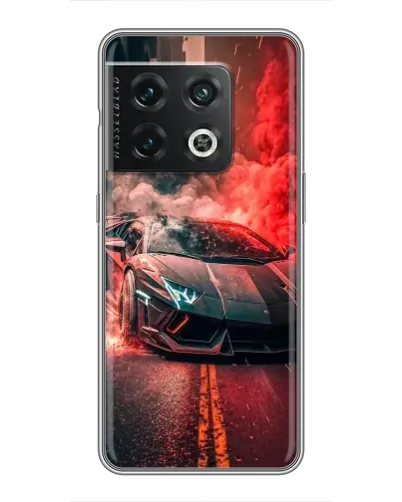 Чехол для OnePlus 10 Pro с картинкой «Lamborghini красный дым» Чехол для OnePlus 10 Pro с картинкой «Lamborghini красный дым»