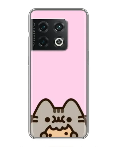 Чехол для OnePlus 10 Pro с картинкой «Pusheen и печенье» Чехол для OnePlus 10 Pro с картинкой «Pusheen и печенье»