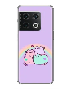 Чохол для OnePlus 10 Pro з картинкою «Веселкові Пушини» Чохол для OnePlus 10 Pro з картинкою «Веселкові Пушини»