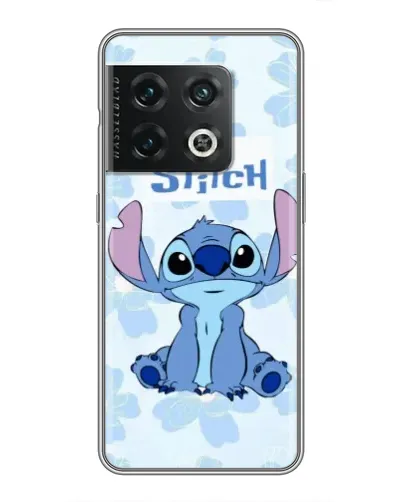 Чехол для OnePlus 10 Pro с картинкой «Stitch среди цветов»
