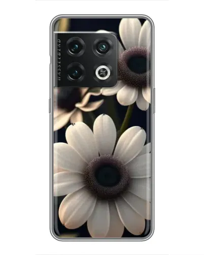 Чехол для OnePlus 10 Pro с картинкой «Белые маргаритки макро»