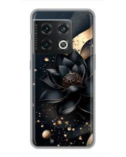 Чехол для OnePlus 10 Pro с картинкой «Черный лотос» Чехол для OnePlus 10 Pro с картинкой «Черный лотос»