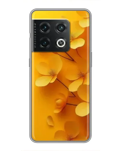 Чехол для OnePlus 10 Pro с картинкой «Золотые лепестки»