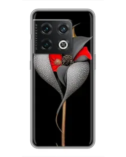 Чехол для OnePlus 10 Pro с картинкой «Серебряный фантазийный цветок» Чехол для OnePlus 10 Pro с картинкой «Серебряный фантазийный цветок»