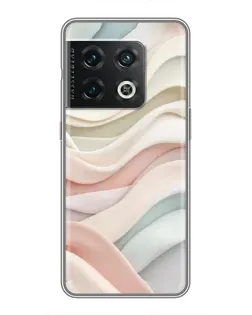 Чехол для OnePlus 10 Pro с картинкой «Пастельные нежные волны»