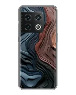 Чехол для OnePlus 10 Pro с картинкой «Цветные волны каньона»