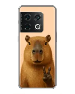Чохол для OnePlus 10 Pro з картинкою «Капібара вікторія»