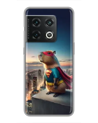 Чохол для OnePlus 10 Pro з картинкою «Капі-мен супергерой»