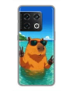 Чохол для OnePlus 10 Pro з картинкою «Морська капібара»
