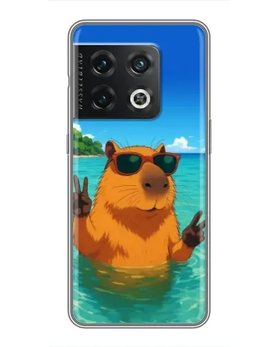 Чохол для OnePlus 10 Pro з картинкою «Морська капібара»