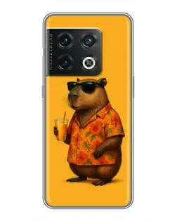 Чохол для OnePlus 10 Pro з картинкою «Капібара на відпочинку»