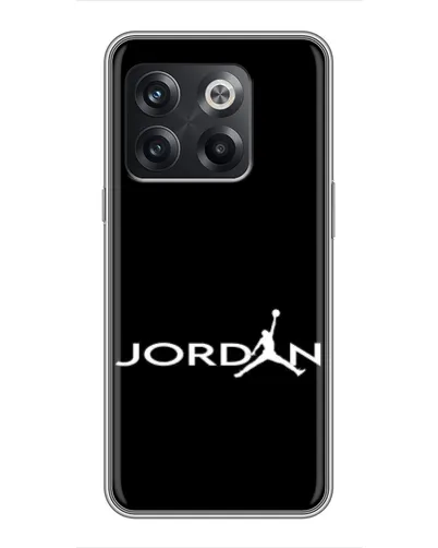 Чохол для OnePlus 10T з картинкою «Jordan White Logo»
