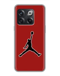 Чохол для OnePlus 10T з картинкою «Jordan Red Back»