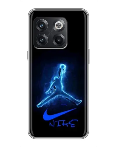 Чохол для OnePlus 10T з картинкою «Jordan Neon Blue»