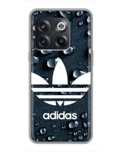 Чохол для OnePlus 10T з картинкою «Adidas Trefoil Blue»