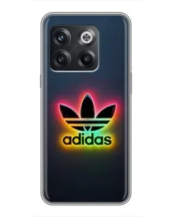 Чохол для OnePlus 10T з картинкою «Неоновий Adidas»