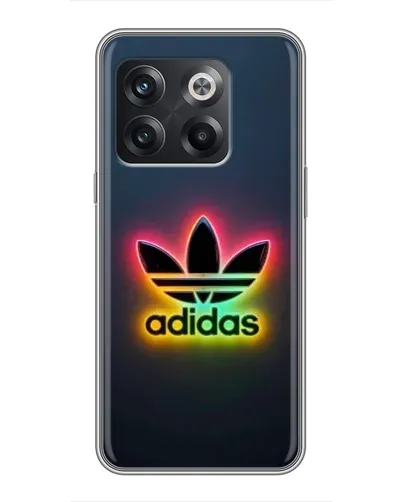 Чохол для OnePlus 10T з картинкою «Неоновий Adidas»
