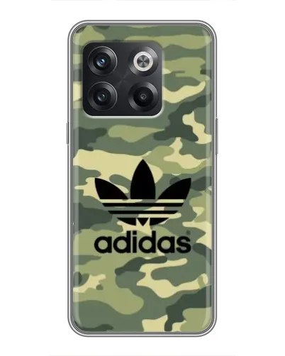 Чохол для OnePlus 10T з картинкою «Мілітарі стиль Adidas»