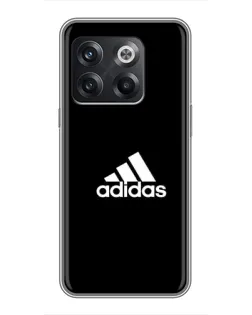 Чохол для OnePlus 10T з картинкою «Чорна класика Adidas»
