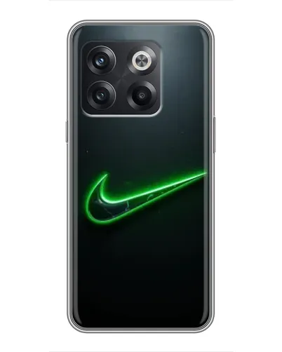 Чохол для OnePlus 10T з картинкою «Неоновий контур Nike» Чохол для OnePlus 10T з картинкою «Неоновий контур Nike»