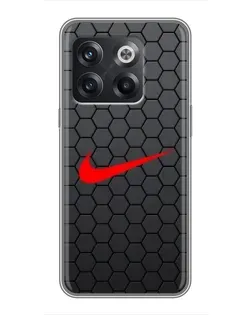 Чохол для OnePlus 10T з картинкою «Nike — карбонова сітка»