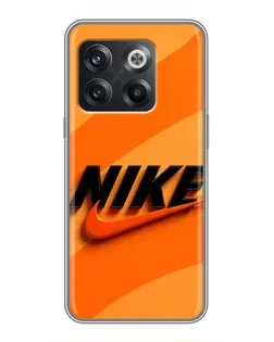 Чохол для OnePlus 10T з картинкою «Помаранчевий драйв Nike»