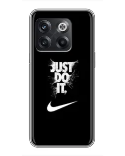 Чохол для OnePlus 10T з картинкою «Текстовий принт Nike»