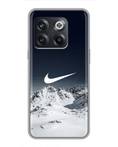 Чохол для OnePlus 10T з картинкою «Nike — зимові гори» Чохол для OnePlus 10T з картинкою «Nike — зимові гори»
